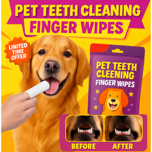 Disposable Dental Finger Wipes For Pets